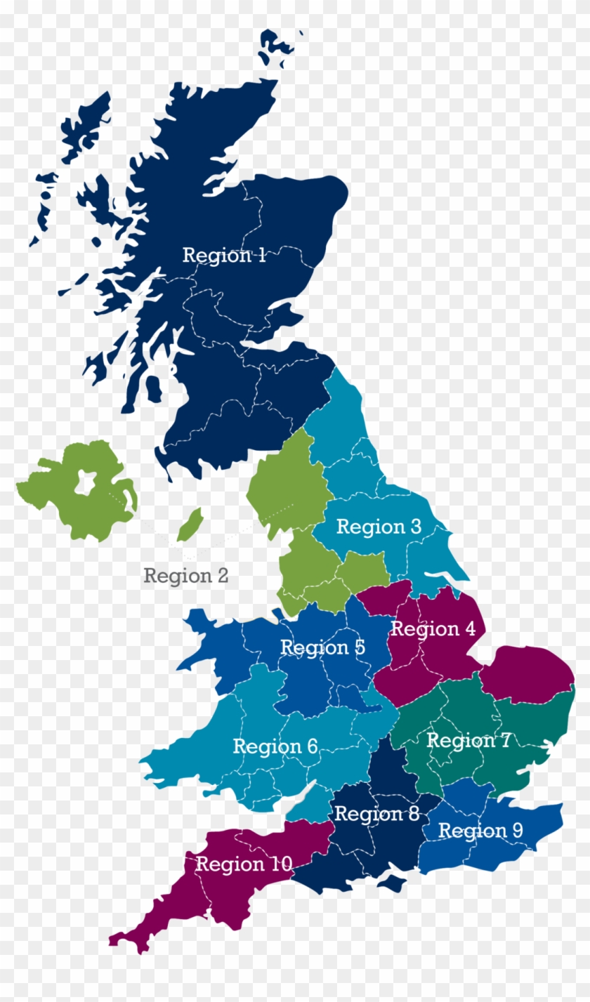 Map Of Counties Uk Mwi Animal Health Region Map - Uk Counties Vector Free, Hd Png Download -  1200X1776(#4014791) - Pngfind