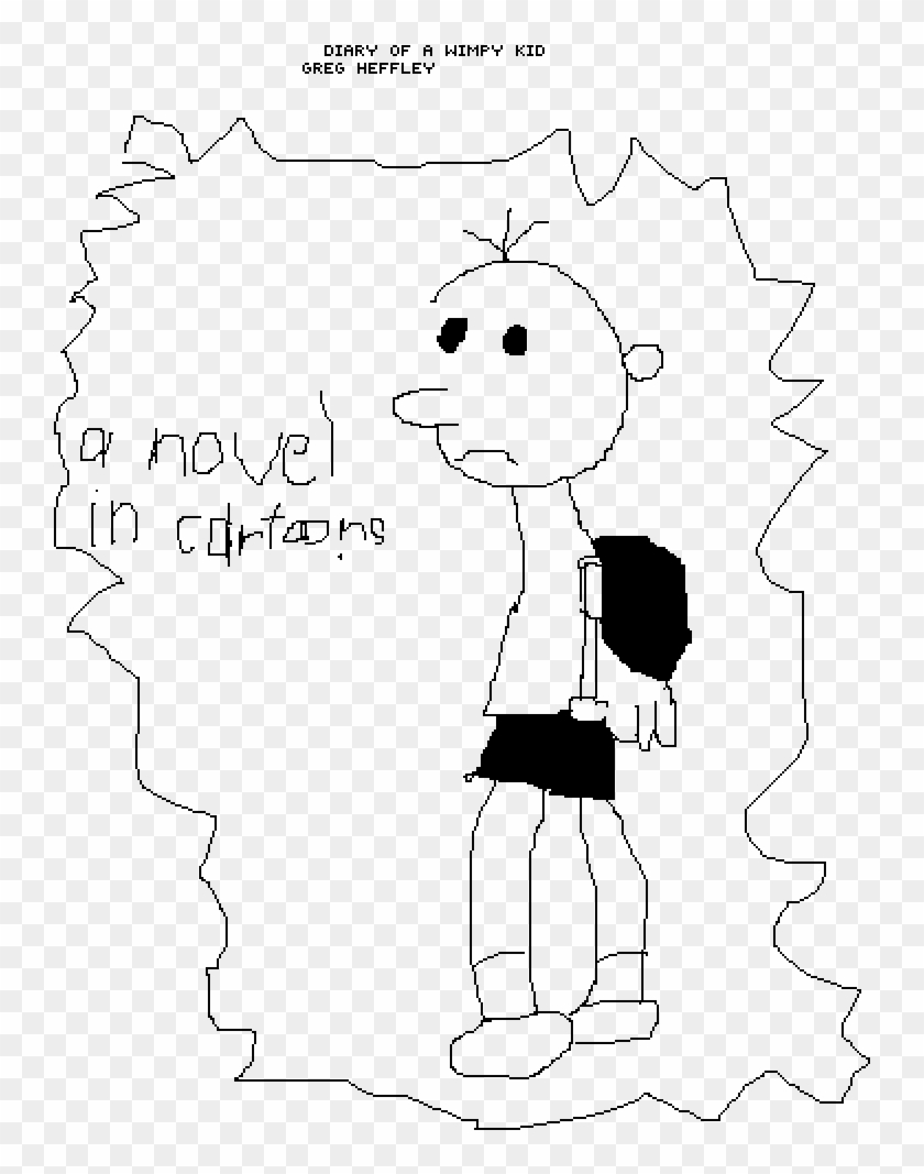 Greg Heffley Line Art, HD Png Download 1000x1000(4018262) PngFind