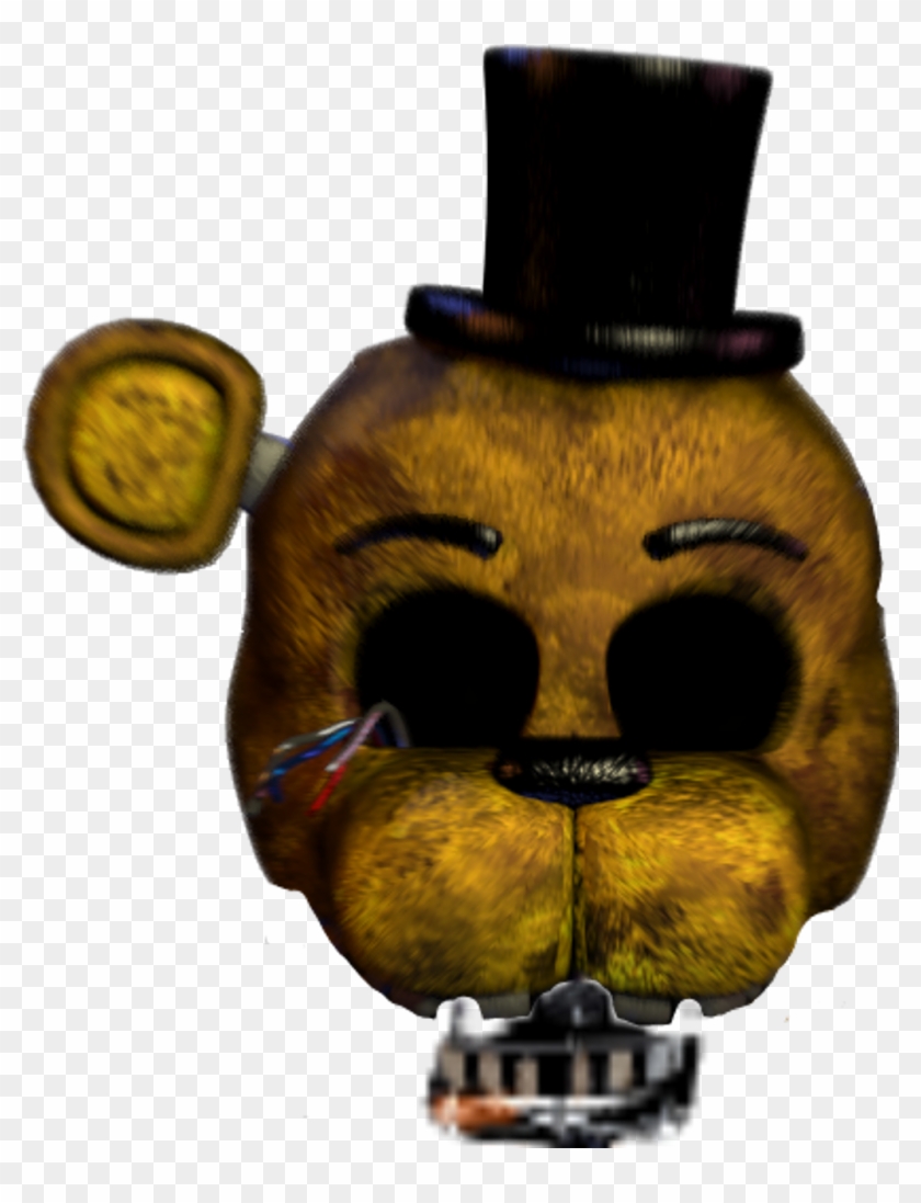 Golden Freddy Fnaf 2 Head Png Download Fnaf Withered - 