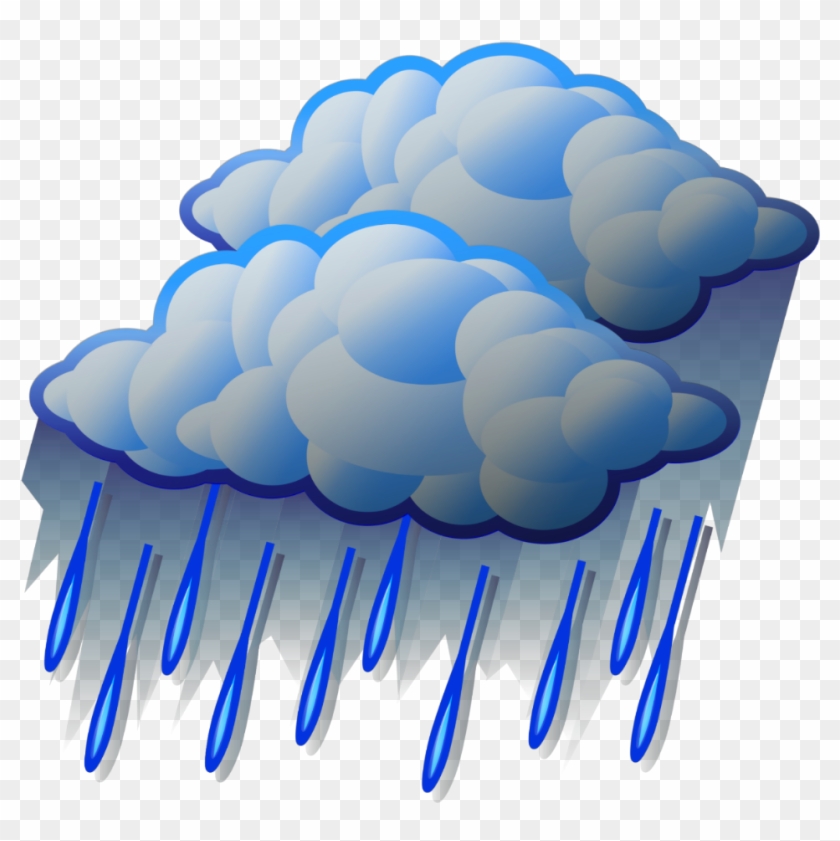 Ftestickers Clipart Cloud Rain Raindrops Clip Art Of Rainy Day Hd Png Download 1024x1024 Pngfind