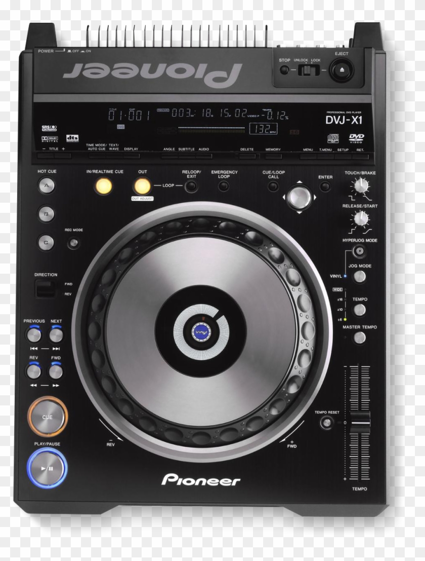 Pro Dvd Video Deck Pioneer Dvj X1 Hd Png Download 973x1237 Pngfind