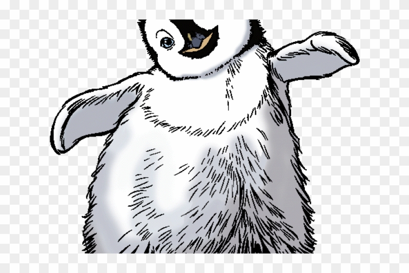 Happy Feet Clipart Transparent Realistic Penguin Coloring Pages Hd