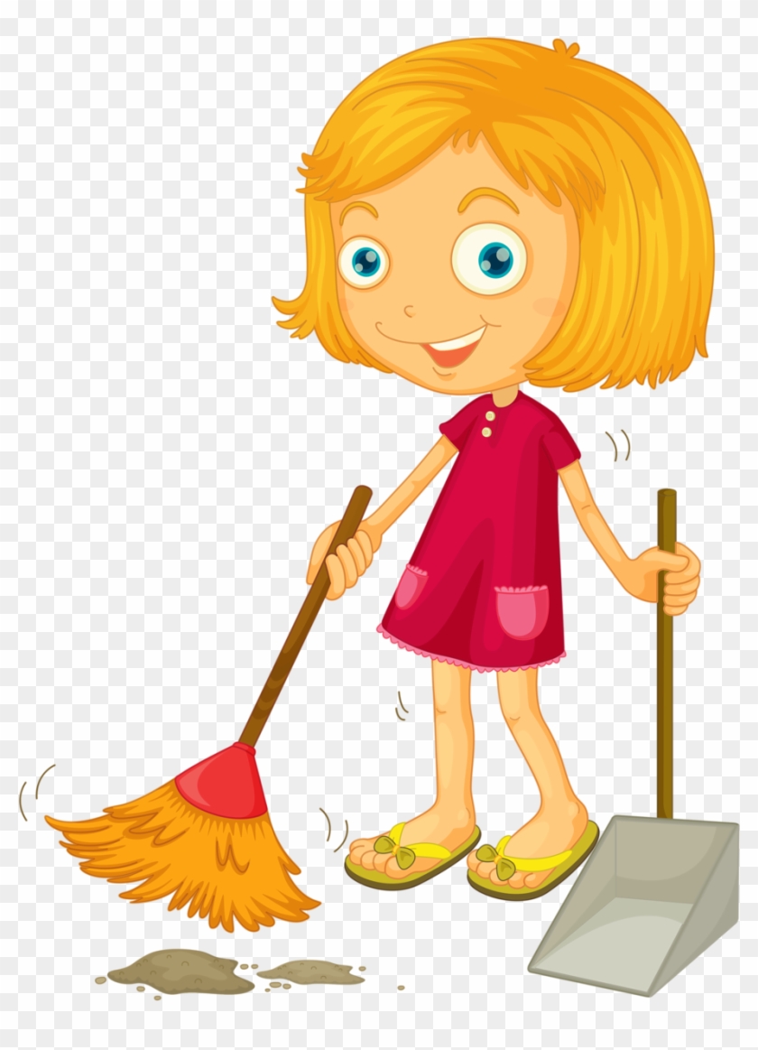 Foto Avtor Soloveika Na Yandeks Sweeping The Floor Clipart Hd