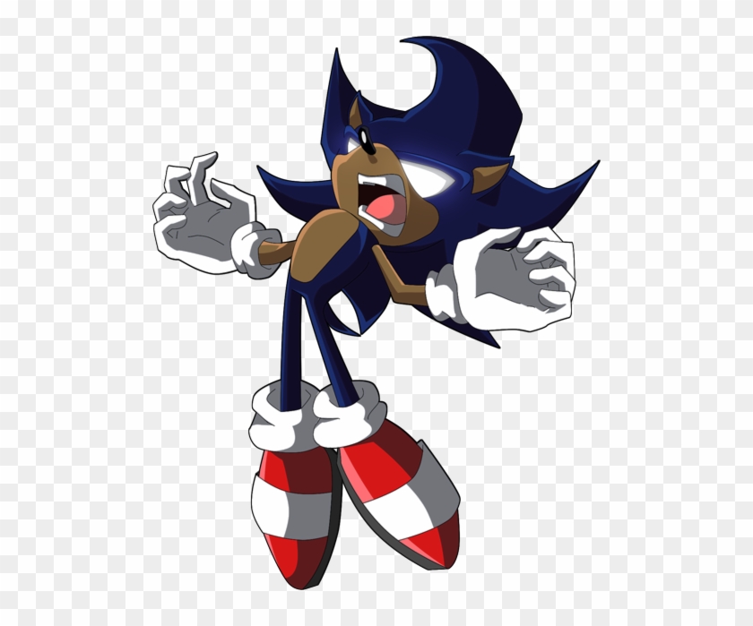 Dark Sonic - Sonic The Hedgehog Dark, HD Png Download , Transparent Png  Image - PNGitem