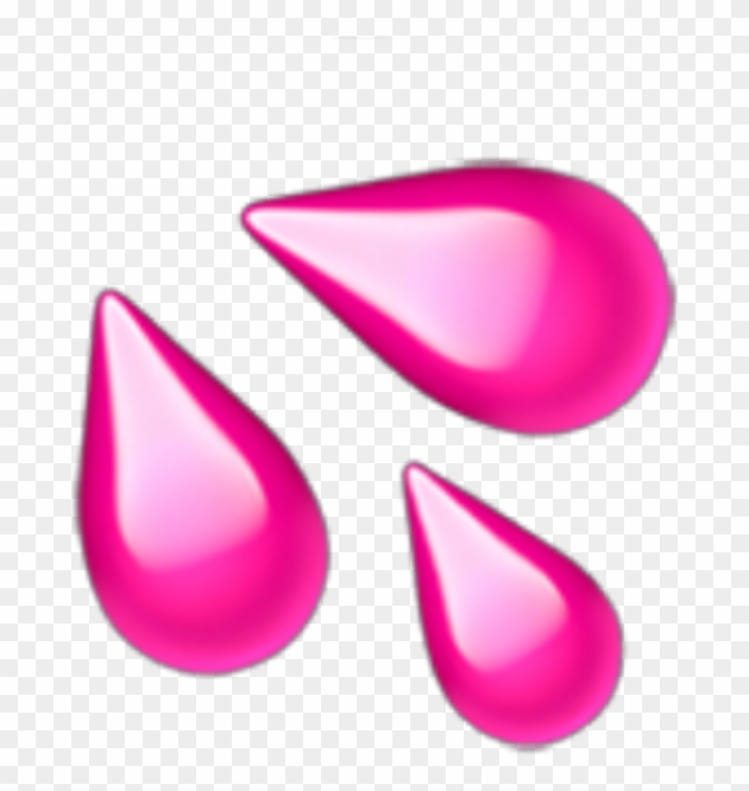 #tears #tear #pink #emoji #pinkemoji #remix #apple - Iphone Water Drop ...