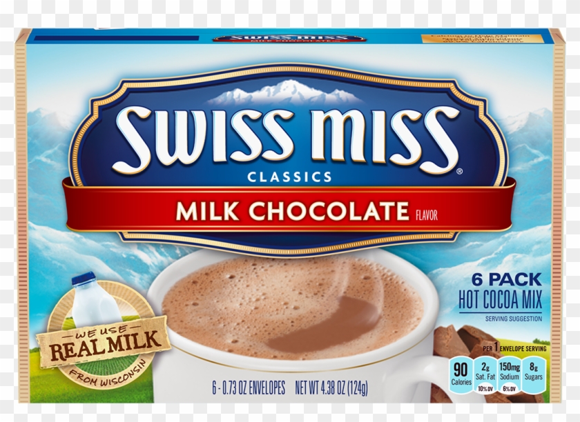 Swiss Miss Milk Chocolate - Swiss Miss Hot Chocolate, HD ...
