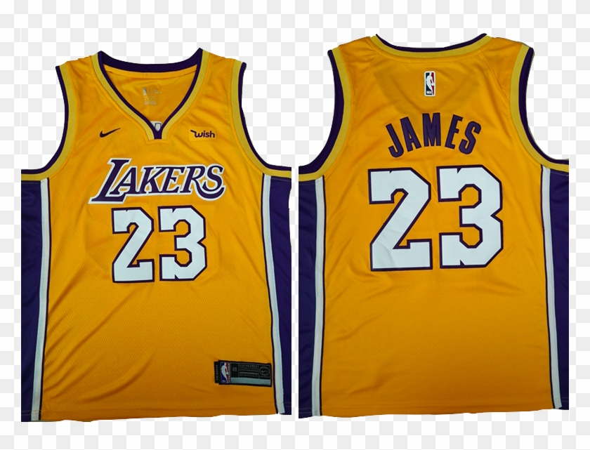 lakers jersey with wish logo