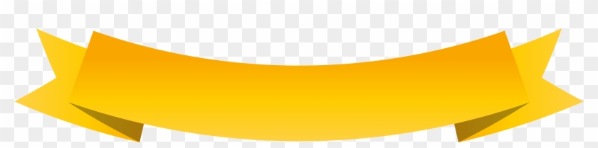 Yellow Banner Png Image - Yellow Banner Ribbon Png, Transparent Png ...