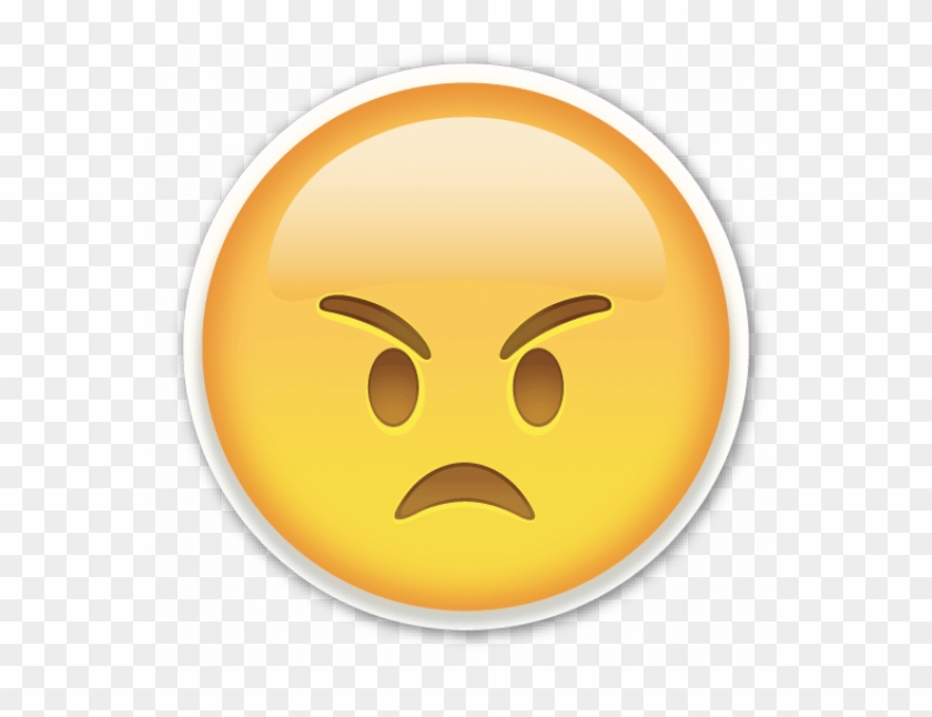 Angry Face - Sad Emoji Transparent Background, HD Png Download -  571x566(#419320) - PngFind