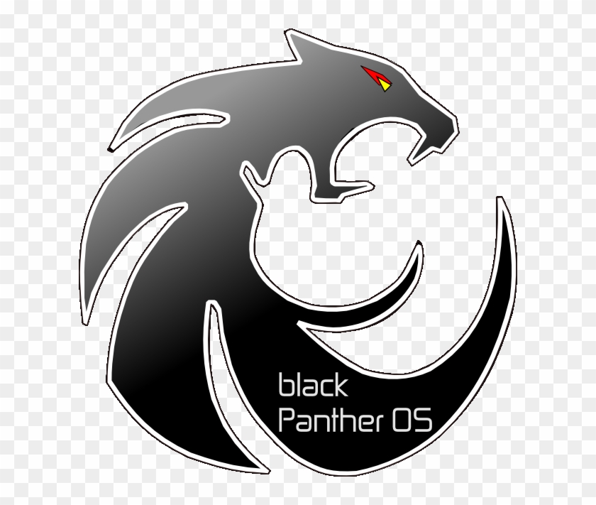 Blackpanther Os Logo - Black Panther Animal Logo, HD Png Download -  618x631(#419469) - PngFind