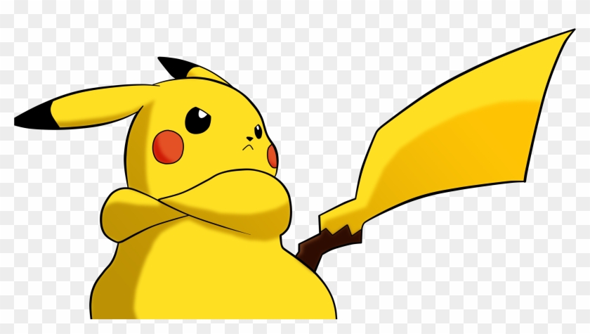 annoyed pikachu figure