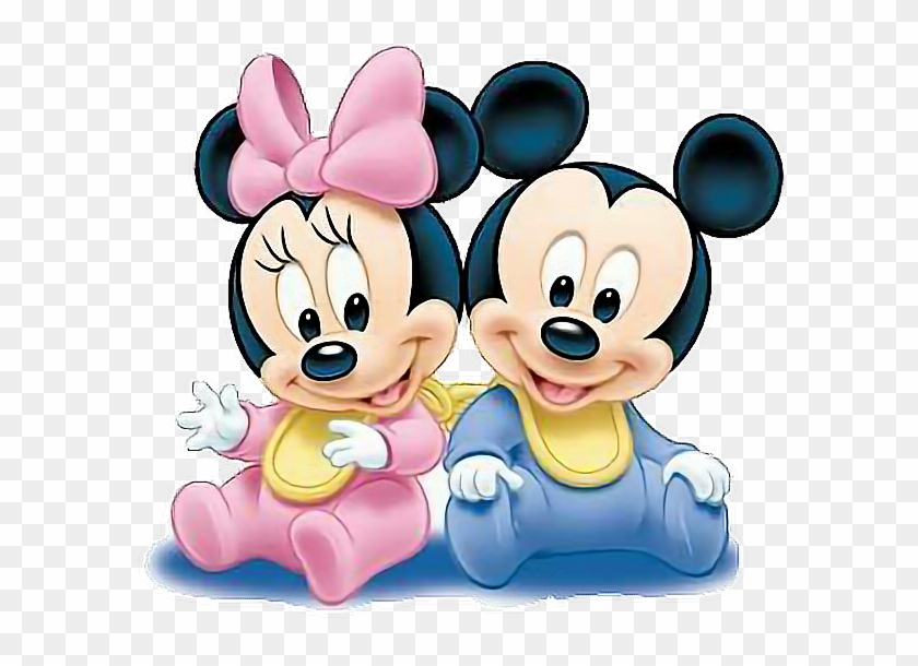 Mickey Minnie Mickeymouse Minniemouse Mouse Baby Baby Mickey Mouse And Friends Hd Png Download 598x530 Pngfind