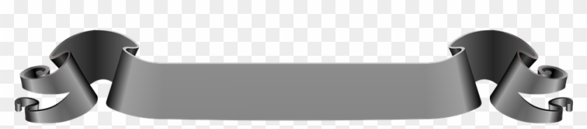 Banner Ribbon Grey Sign Gray Banner Transparent Background Hd