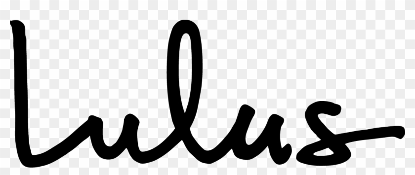 Lulus Logo Png - Lulus Fashion Lounge Logo, Transparent Png - 1229x462