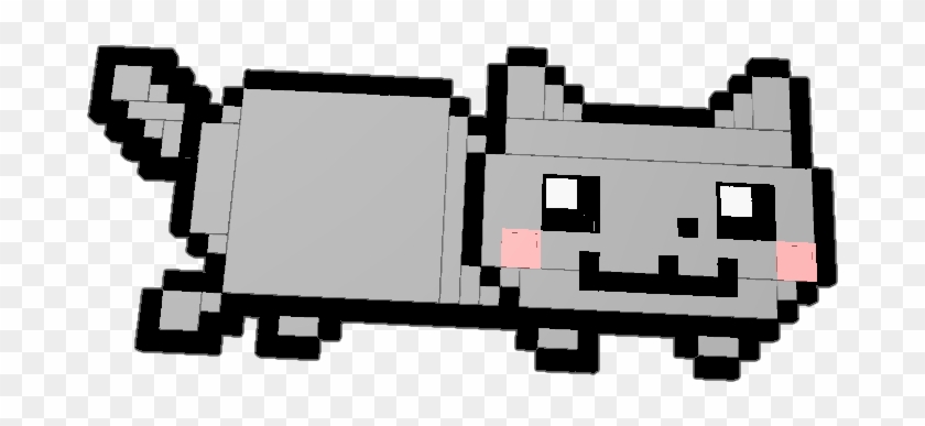 Here Is Nyan Cat Without The Pop Tart Or Rainbows Just ...