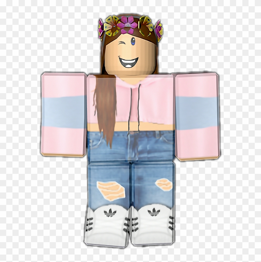 Roblox Sticker Roblox Girl Gfx Transparent Hd Png Download 588x764 4118283 Pngfind