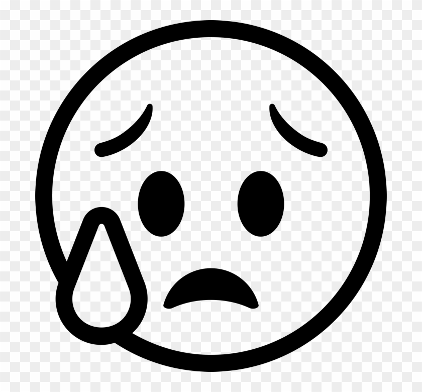 Open Mouth And Cold Sweat Emoji Rubber Stamp Sweating