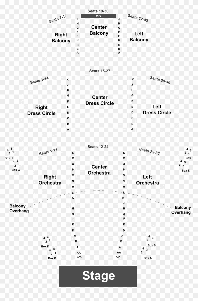 Escondido Performing Arts Seating Chart