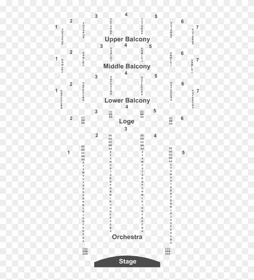 Sheas Seating Chart With Seat Numbers