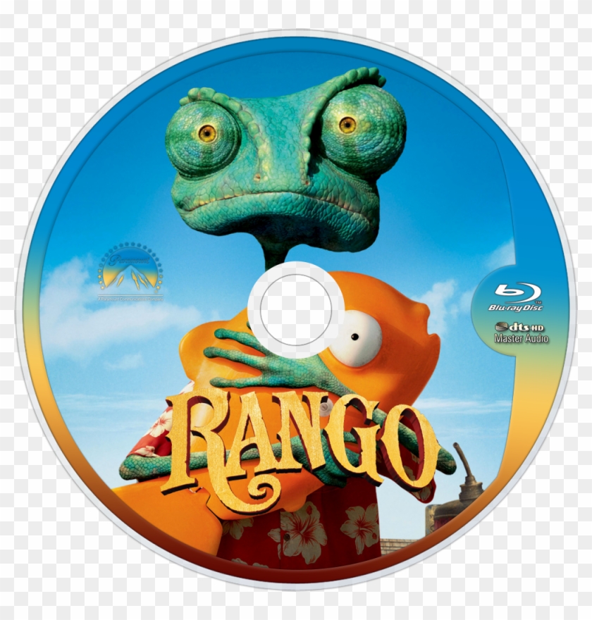Rango Bluray Disc Image - Disney Lizard Movie, HD Png Download -  1000x1000(#4125315) - PngFind