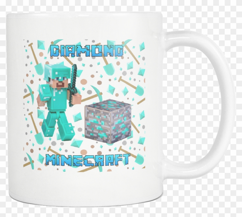Minecraft Mug Texture Minecraft Mug Diamond Minecraft Sword,diamond Steve - Beer Stein, HD ...