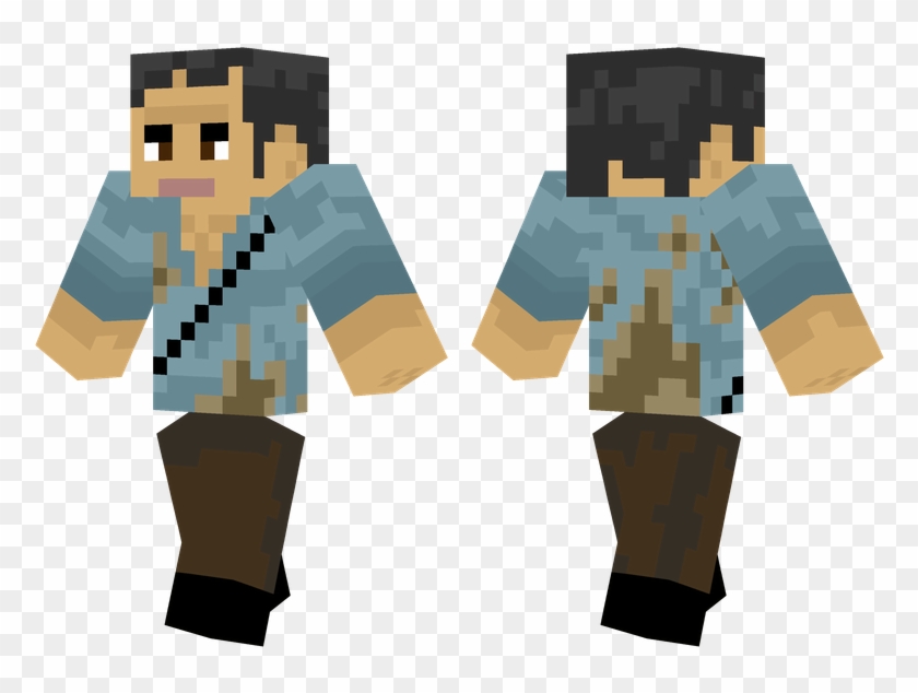 Bear Grylls - Red Scarf Minecraft Skin, HD Png Download - 804x576(#4138375)  - PngFind