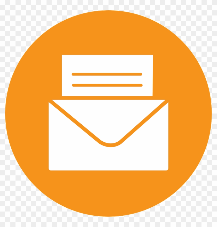 Sign Up To Receive Monthly Newsletters From Volunteer Mail Icon Png Orange Transparent Png 10x10 Pngfind