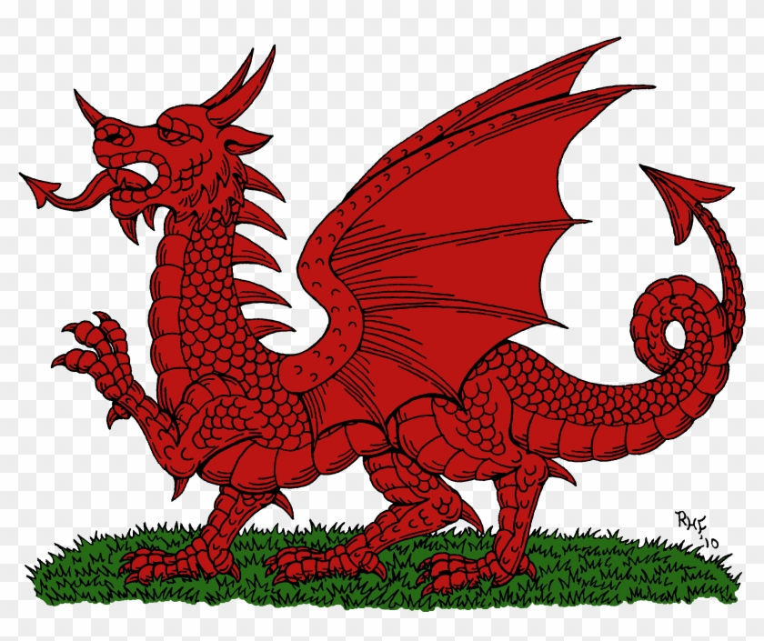 Dragon Clipart Historical - Welsh Dragon, HD Png Download - 3000x3000