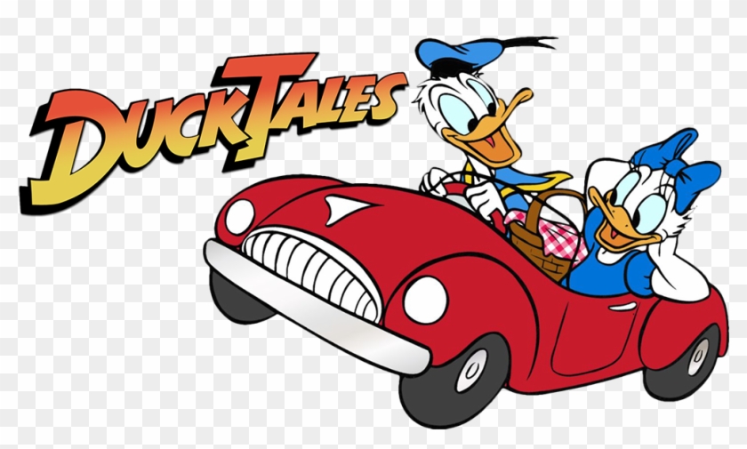 donald duck car cartoon