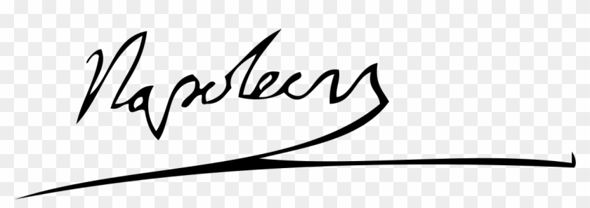 midt i intetsteds marxistisk vinkel Filenapolean Bonaparte Signaturesvg Wikipedia Napoleon - Napoleon  Signature, HD Png Download - 1280x409(#4170749) - PngFind
