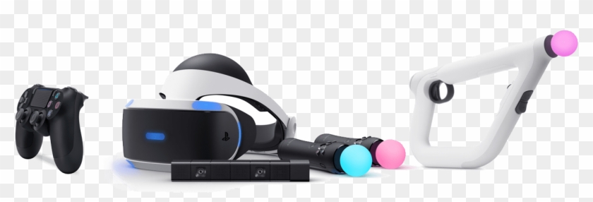 The 3drudder Is Compatible With All Playstation Vr Playstation 4 Vr Set Hd Png Download 1316x443 Pngfind