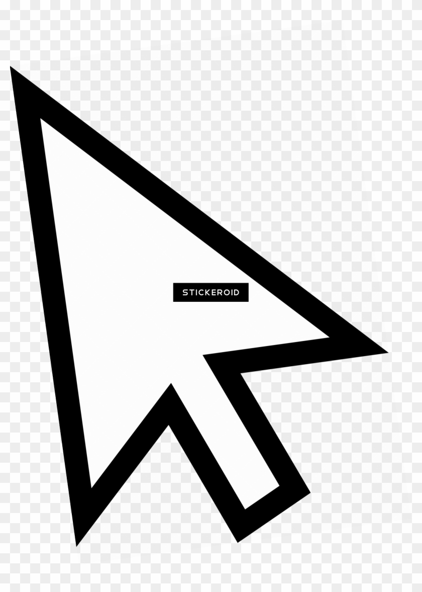 White Mouse Cursor Arrow By Qubodup - Pointer, HD Png Download