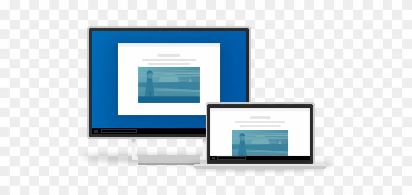 Computer Using Windows Apps Png Modern Desktop Applications For Windows - Personal Computer, HD Png ...