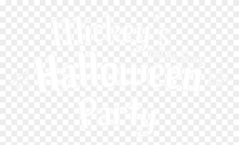 Mickey's Not So Scary Halloween Logo, HD Png Download - 1024x548 ...