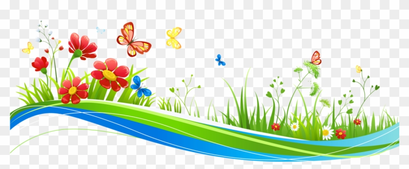 Butterfly Clip Art, High Quality Images, Borders And - Clipart Flowers And  Butterflies Png, Transparent Png - 1280x546(#426202) - PngFind