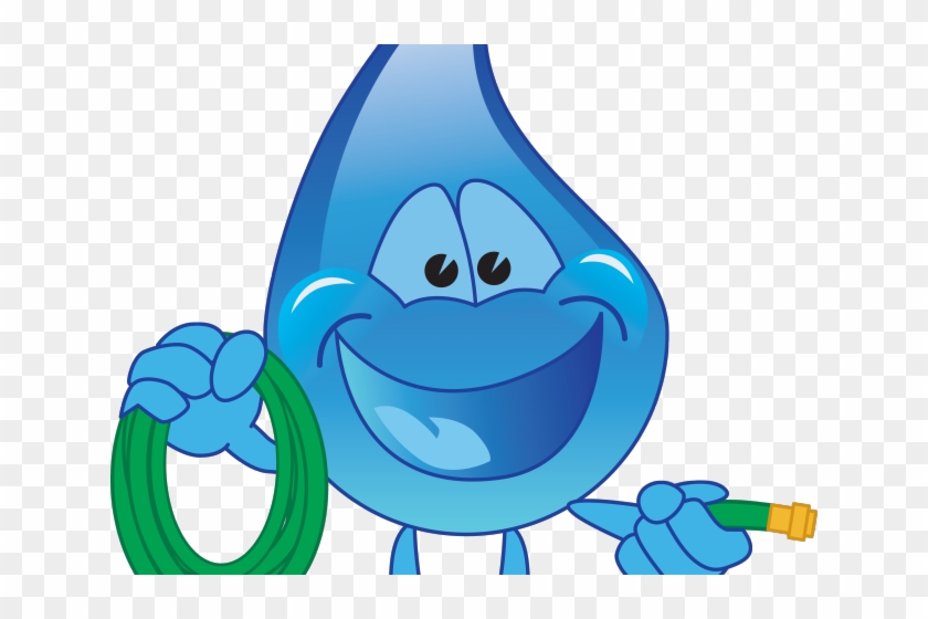 Water Drop Clipart Water Company - Water Droplets Guy Cartoon, HD Png  Download - 640x480(#426659) - PngFind