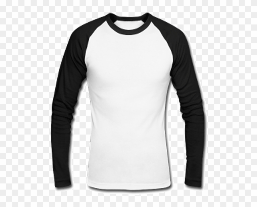Men's Long Sleeve T-shirt - Full T Shirt Plain, HD Png Download ...
