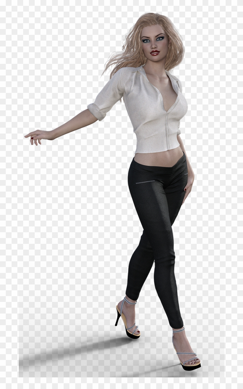 Women Sexy Blonde Png Image - Girl, Transparent Png - 711x1280(#4221897