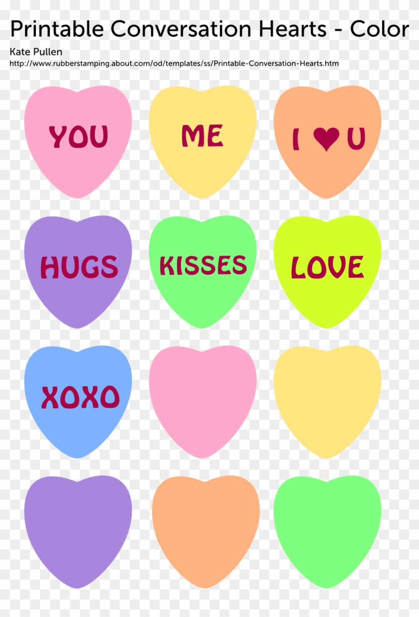 Printable Conversation Hearts Printable Heart Color Templates Hd Png Download 960x1367 4221992 Pngfind