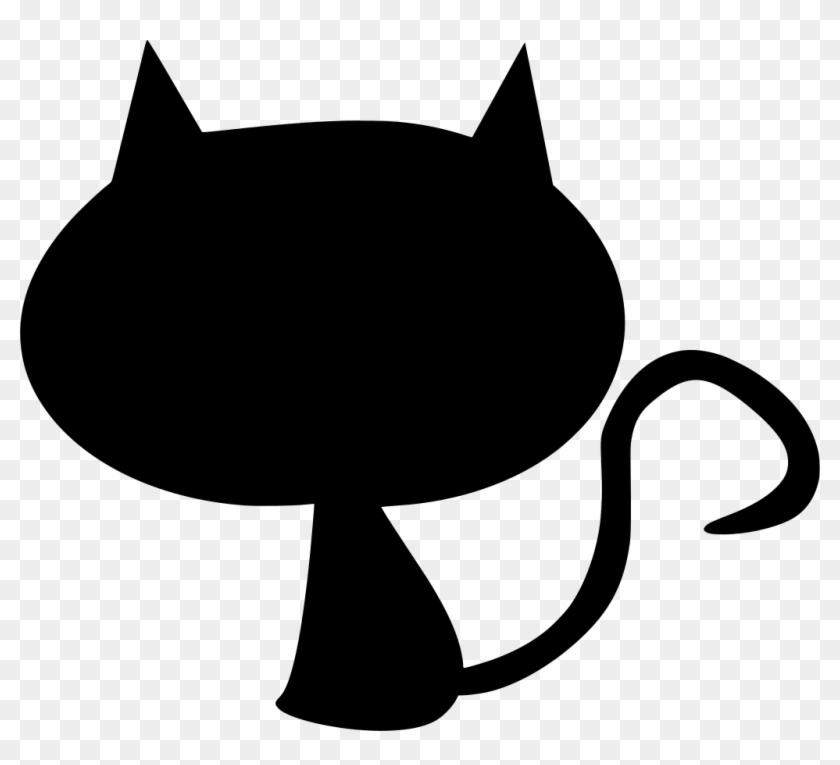 Download Png - Black Cat Cartoon Png, Transparent Png - 1024x885(#4236548)  - PngFind