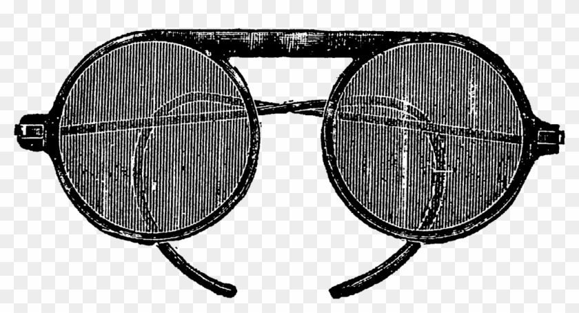The First Two Vintage Images Are Of Eye Glasses - Transparent Background  Retro Sunglasses Clipart, HD Png Download - 1600x846(#4243888) - PngFind