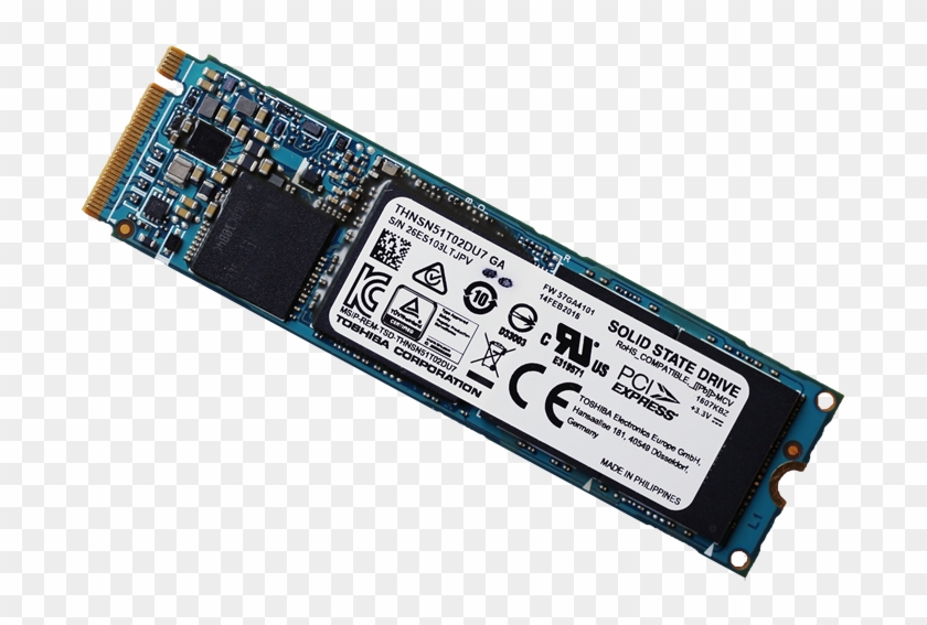 Toshiba Xg3 1tb Ssd Angled - Toshiba Nvme Ssd, HD Png