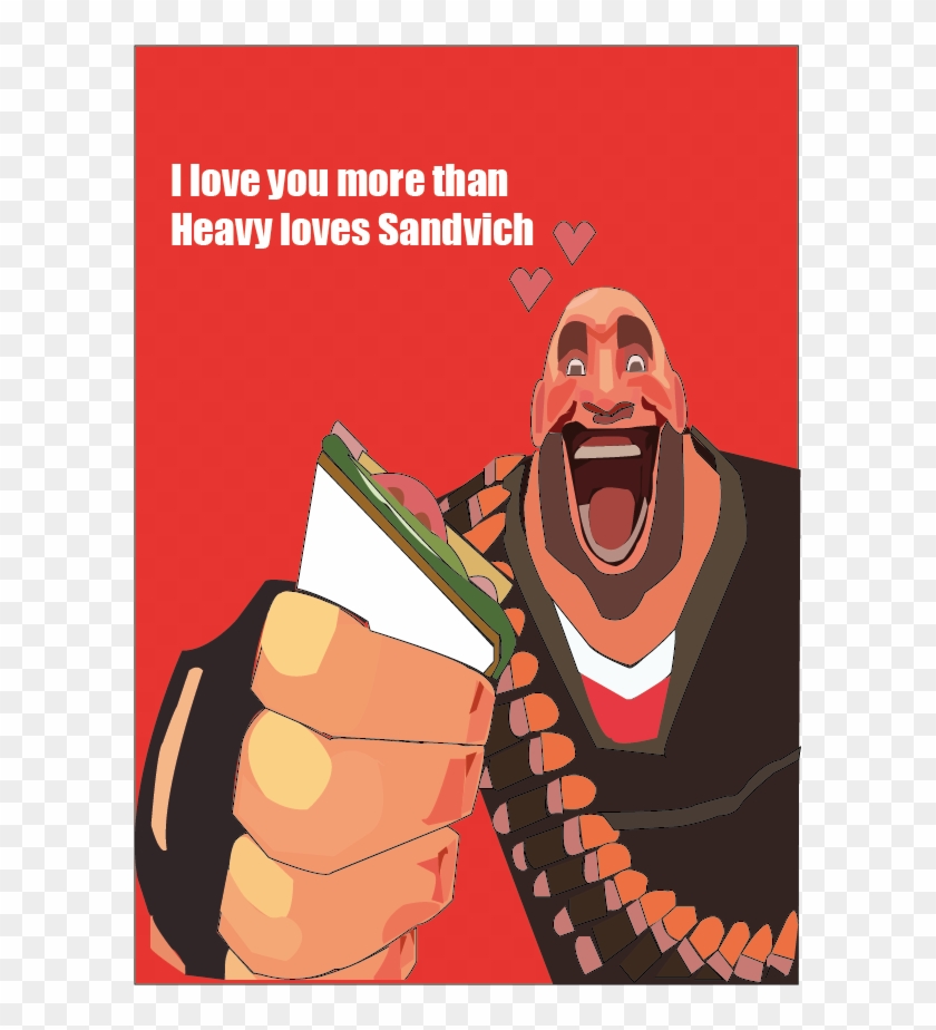 Gaming - Tf2 Valentines Day Cards, HD Png Download - 600x844(#4286094) - PngFind