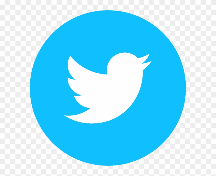 Circle Twitter Logo Twitter Logo Red Round Hd Png Download 607x606