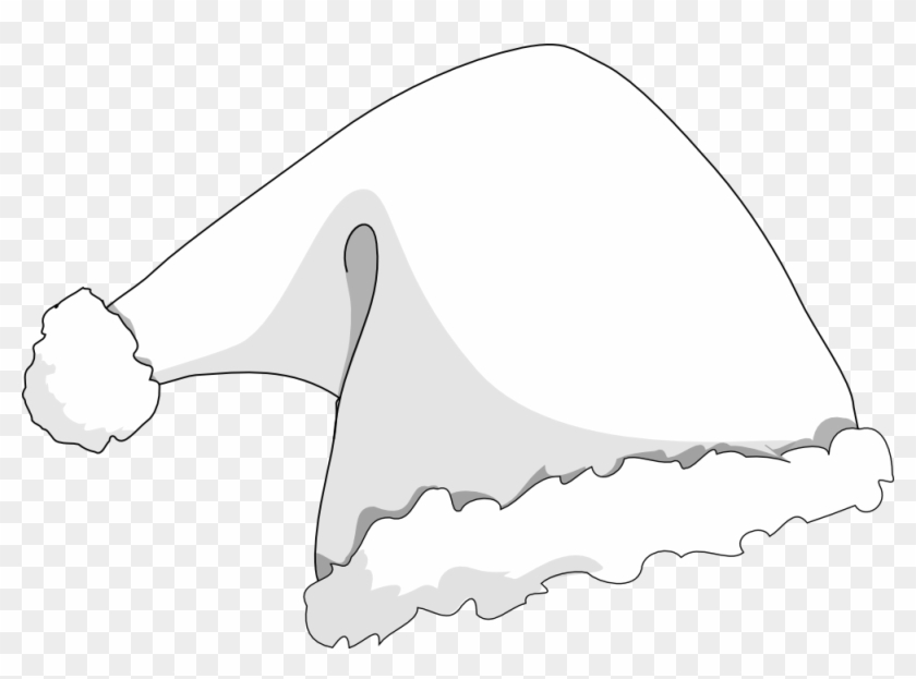 Net Clip Art Elf Hat Svg Clip Art Freeuse Download White Santa Hat Png Transparent Png 999x694 435479 Pngfind