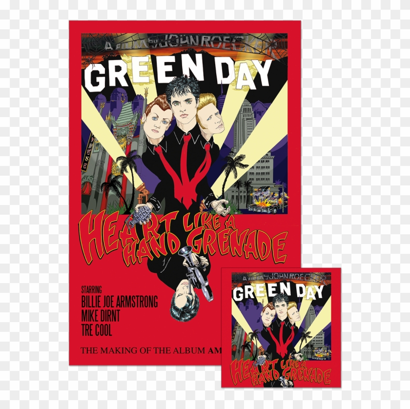 Green Day Heart Like A Hand Grenade, HD Png Download - 800x800(#436663 ...