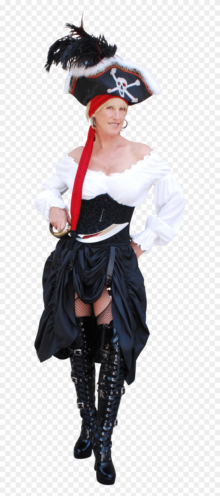 Pirate Costume Buccaneer Hat - Costume Hat, HD Png Download - 1350x2048
