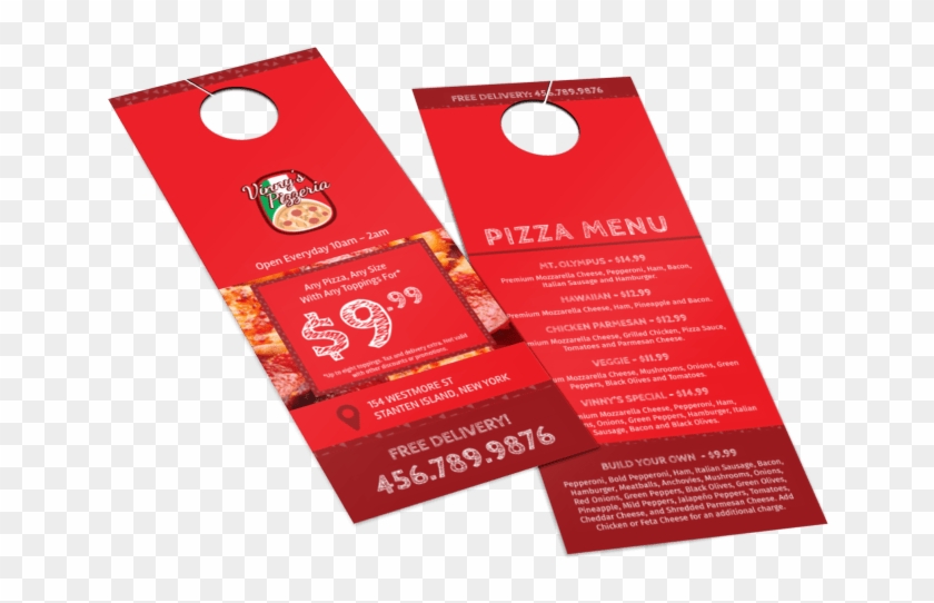 Download Restaurant Door Hangers Flyer Hd Png Download 800x591 4323571 Pngfind