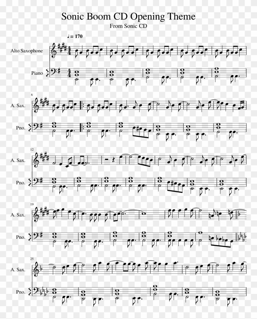 Sonic Sheet Music