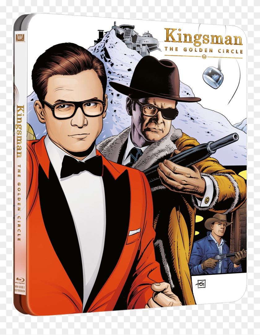 The Golden Circle Kingsman The Golden Circle 4k Steelbook Hd Png Download 950x1115 Pngfind